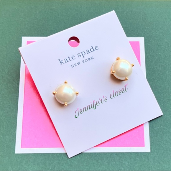 NWT ♠️ Kate Spade Pearl Stud Earrings - Picture 4 of 6